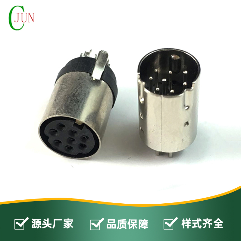 miniDIN8P车针公母