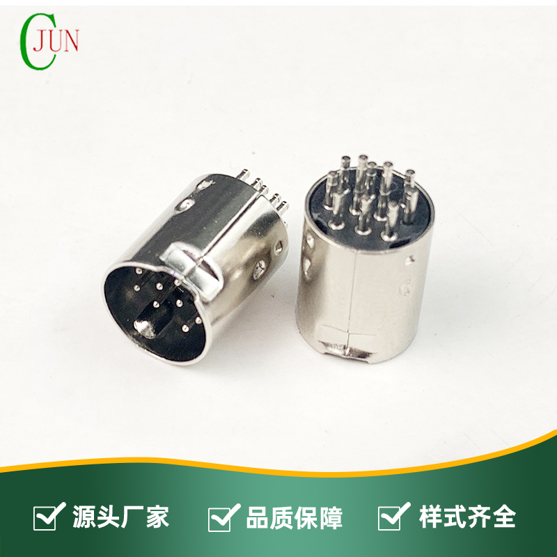 miniDIN10P公头 PD管