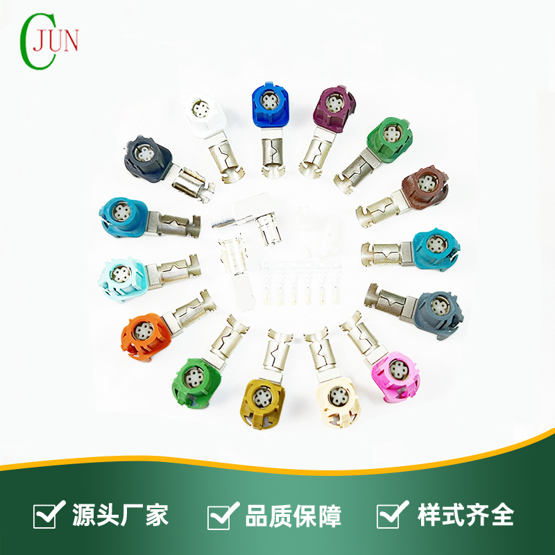 HSD-4P母座-线端弯头
