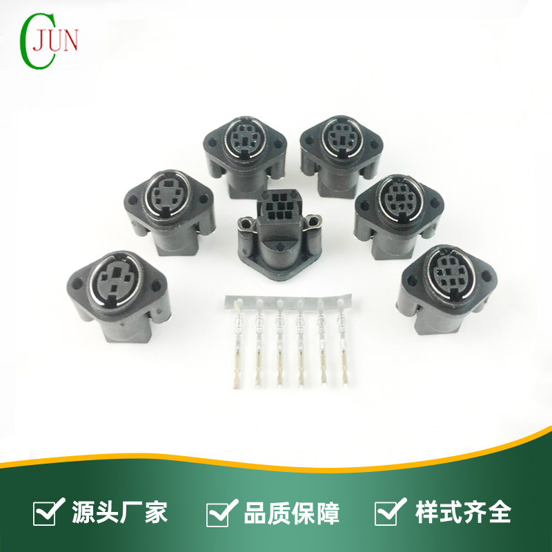 mini DIN 菱形母座