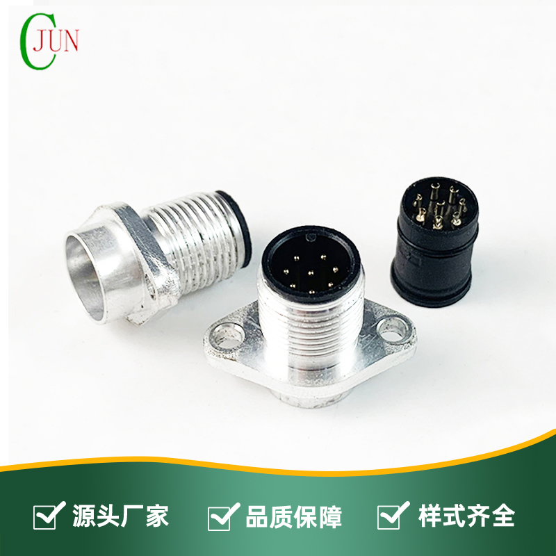 M12菱形公头+8P短体