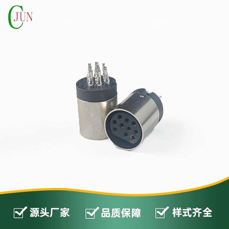 miniDIN10P母座A款